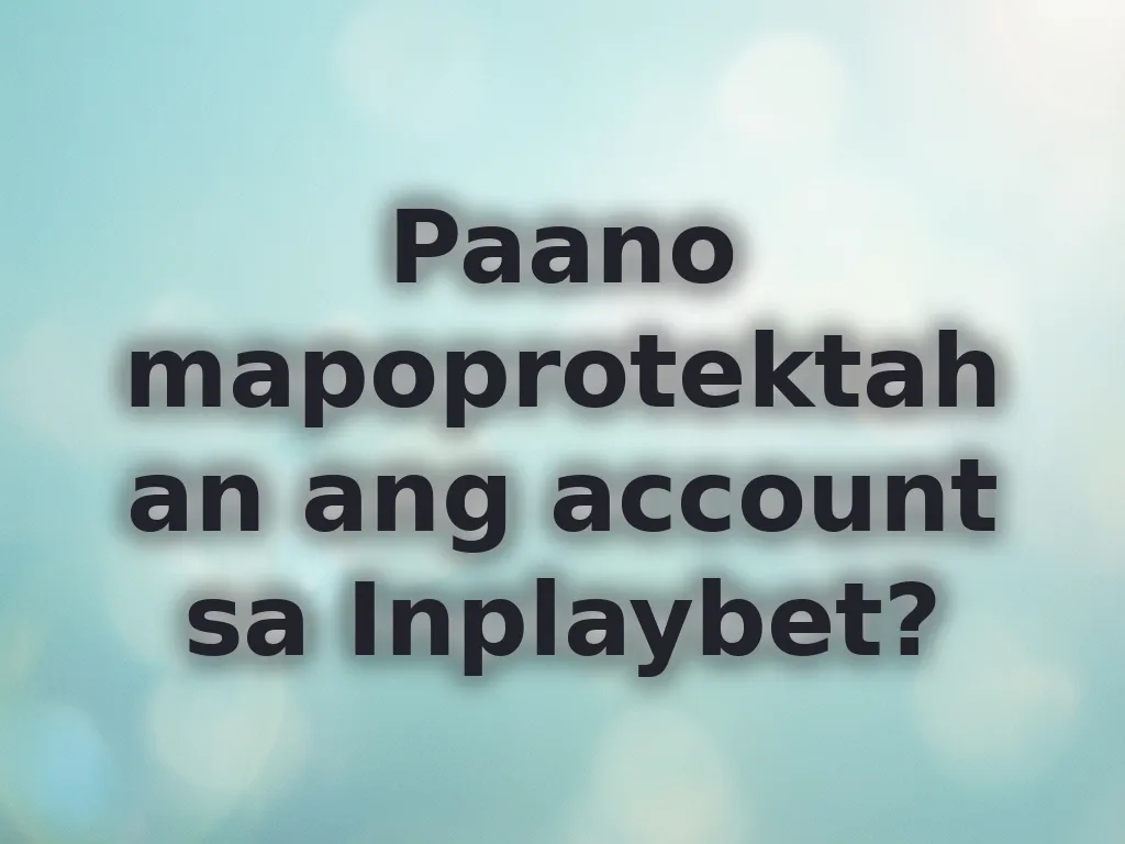 Account security tips